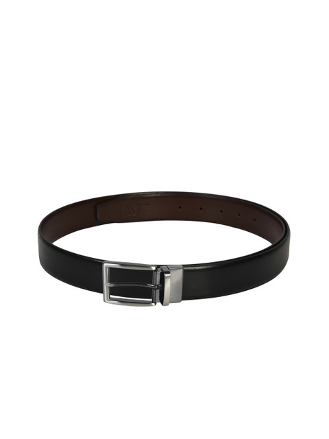 

Second SKIN Men Black & Brown Solid Genuine Leather Reversible Belt