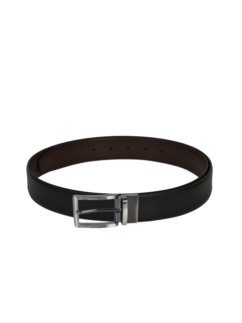 

Second SKIN Men Black & Brown Solid Reversible Genuine Leather Belt