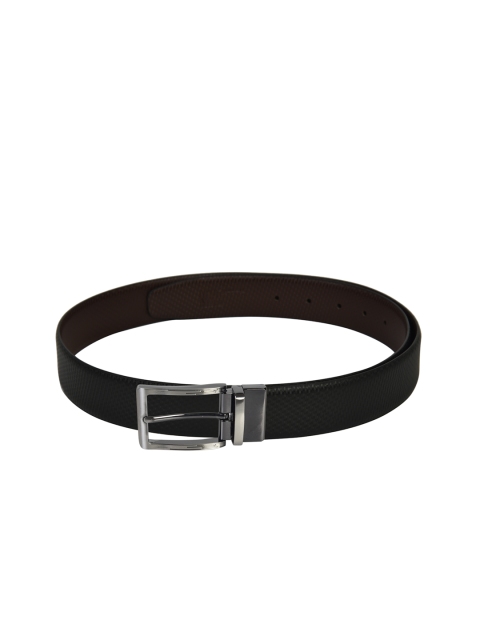 

Second SKIN Men Black & Brown Solid Reversible Genuine Leather Belt
