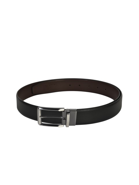 

Second SKIN Men Black & Brown Solid Reversible Genuine Leather Belt
