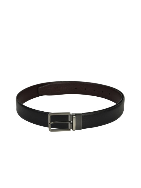 

Second SKIN Men Black & Brown Solid Reversible Genuine Leather Belt