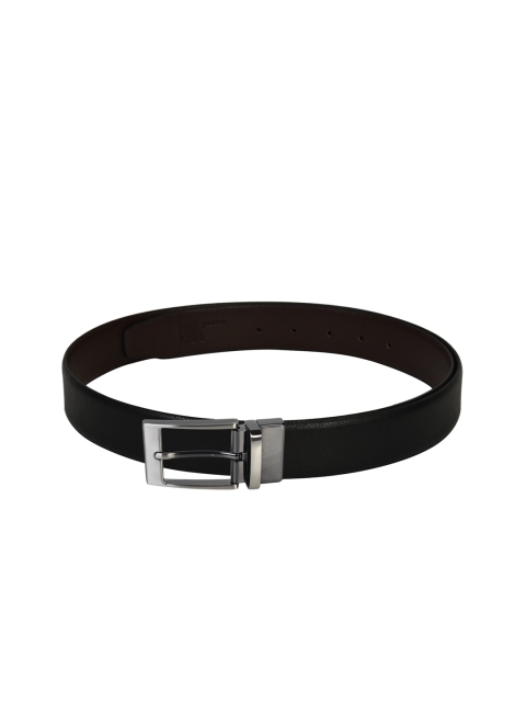 

Second SKIN Men Black & Brown Reversible Genuine Leather Solid Belt
