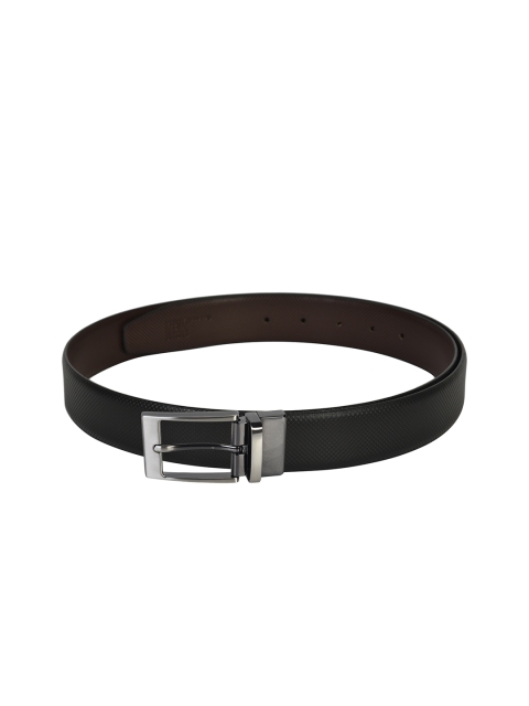 

Second SKIN Men Black & Brown Textured Leather Belt