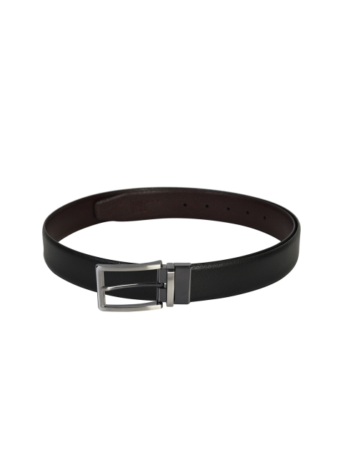 

Second SKIN Men Black & Brown Textured Leather Belt