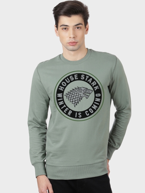 

Free Authority Men Green Printed Sweatshirt