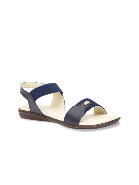 

Butterflies Women Navy Blue Solid Open Toe Flats