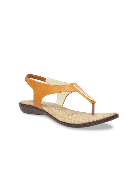 

Butterflies Women Mustard Yellow Solid T-Strap Flats