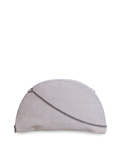 

Diwaah Beige Self Design Sling Bag