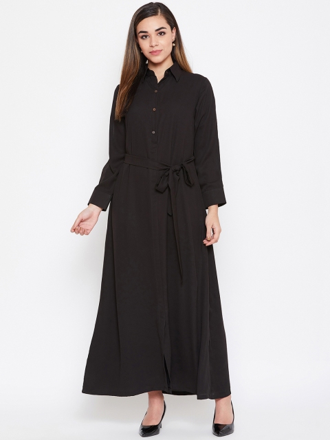 

TULIP 21 Women Black Solid Maxi Dress