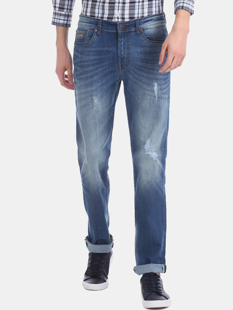 

Aeropostale Men Blue Slim Fit Mid-Rise Mildly Distressed Jeans
