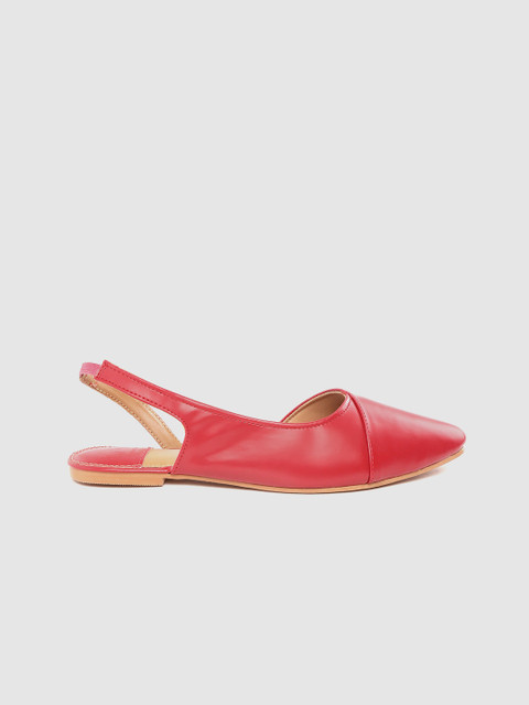 

her by invictus Women Red Solid Flats