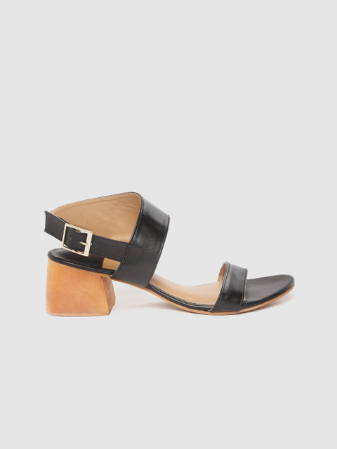 

her by invictus Women Black Solid Block Heels