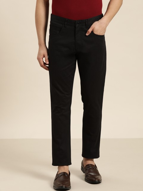 

INVICTUS Men Black Slim Fit Solid Regular Chinos
