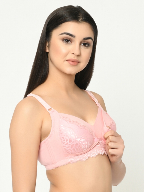 

MAMMA PRESTO Pink Solid Non-Wired Lightly Padded Maternity Bra MPF-09 BEIGE-C20