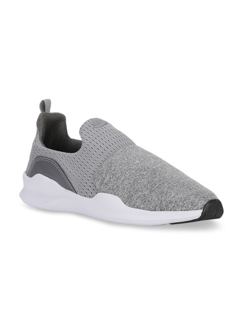 

Lotto Men Grey Solid Slip-On Sneakers