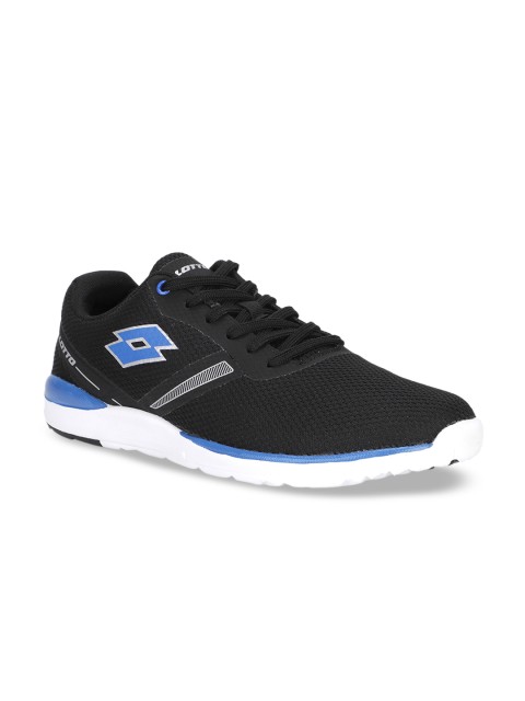 

Lotto Men Black Mesh Running Shoes