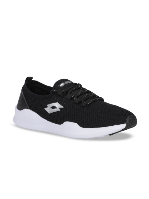 

Lotto Men Black Mesh Running Shoes