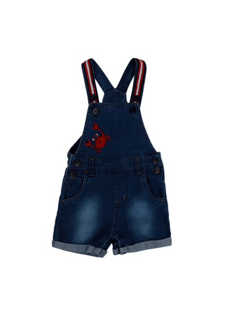 

Pantaloons Baby Boys Blue & White Printed T-shirt with Shorts