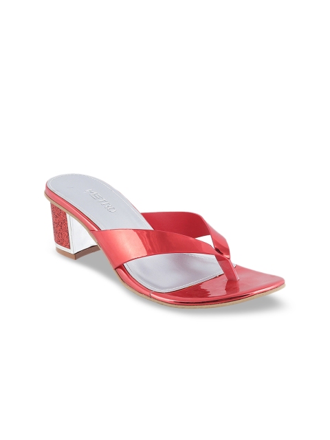 

Metro Women Red Solid Heels