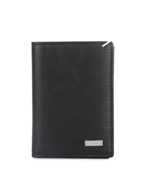 

Cross Men Black Solid Genuine Leather Two Fold Wallet