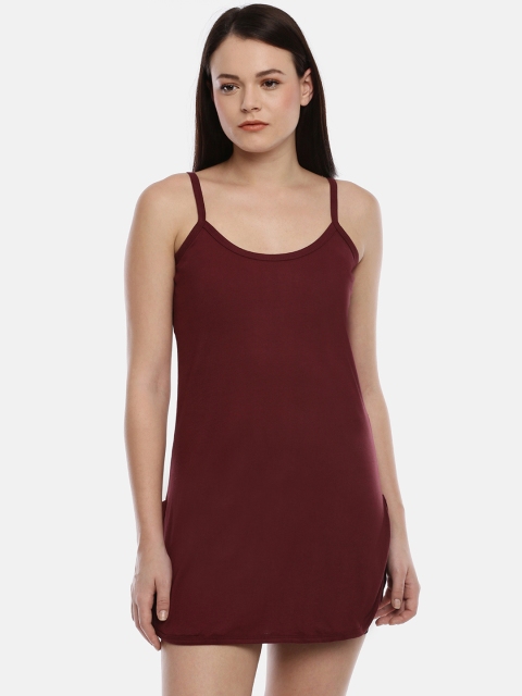 

GOLDSTROMS Women Maroon Solid Camisole SLP-9011-MRN