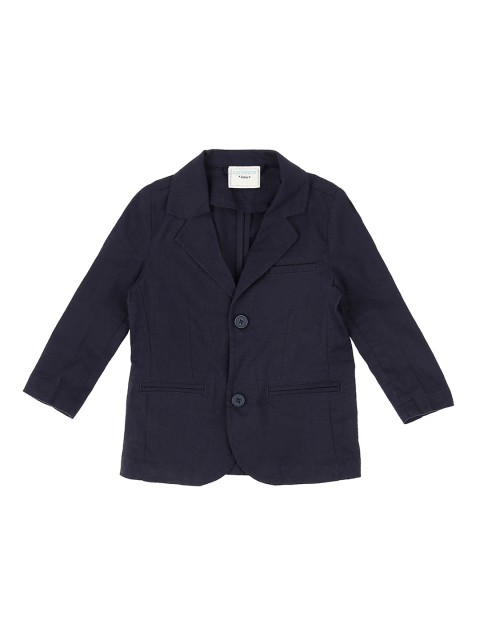 

Pantaloons Junior Boys Navy Blue Solid Tailored Jacket