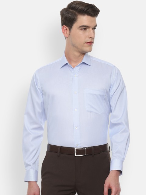 

Van Heusen Men Blue Regular Fit Striped Formal Shirt