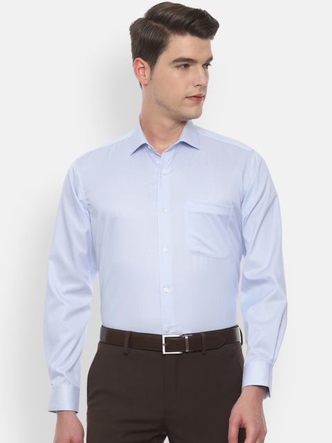

Van Heusen Men Blue Regular Fit Striped Formal Shirt