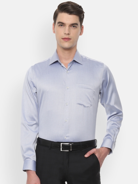

Van Heusen Men Blue Regular Fit Printed Formal Shirt