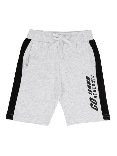 

Pantaloons Junior Boys Grey Solid Regular Fit Regular Shorts