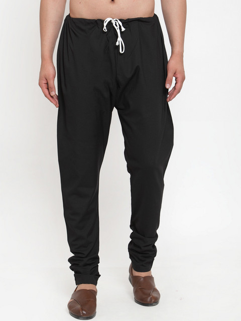 

Jompers Men Black Solid Churidar