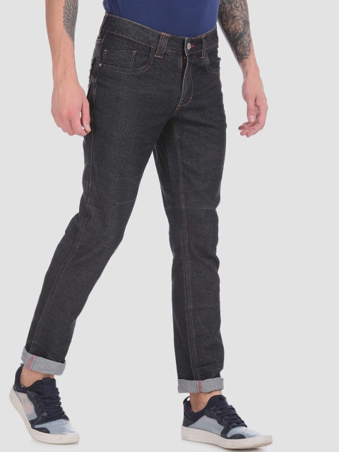 

RUF & TUF Men Black Slim Fit Mid-Rise Clean Look Stretchable Jeans