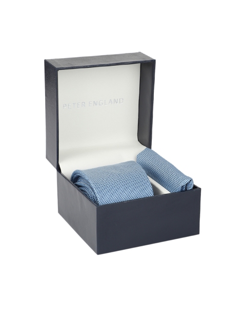 

Peter England Men Blue Accessory Gift Set