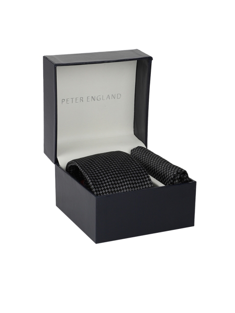 

Peter England Men Black Accessory Gift Set