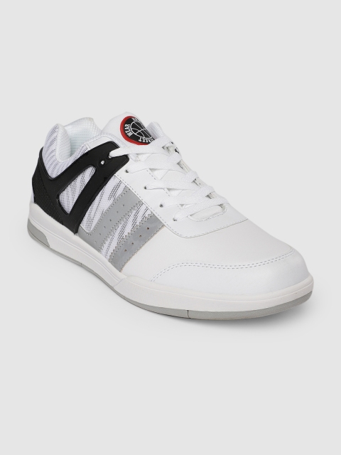 

HRX by Hrithik Roshan Men White Retro Basketball Sneakers