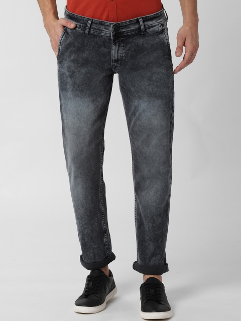 

Peter England Casuals Men Grey Skinny Fit Mid-Rise Clean Look Jeans