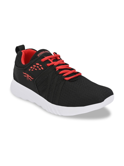 

Franco Leone Men Black Mesh Running Shoes