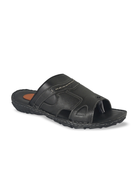 

XESS by iD Men Black Leather Sandals