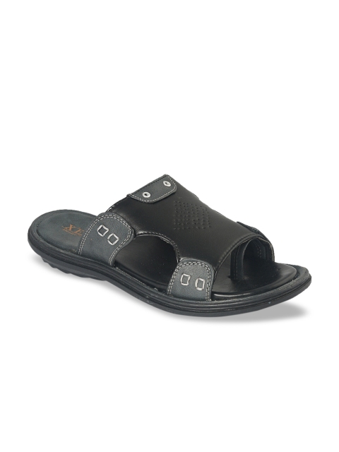 

XESS by iD Men Black Leather Sandals