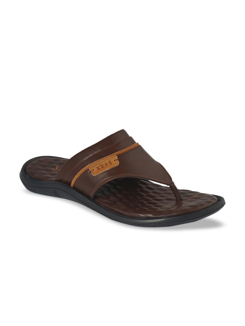 

XESS by iD Men Tan Brown Leather Sandals