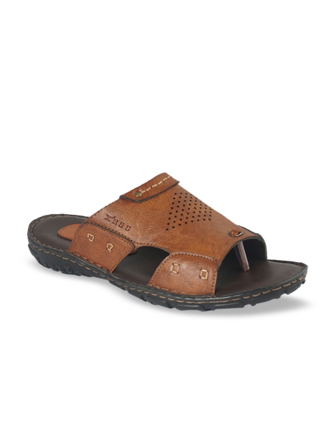 

XESS by iD Men Brown Leather Comfort Sandals