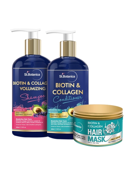 

St.Botanica Hair So Strong Biotin & Collagen Hair Combo, Blue