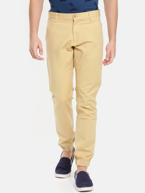 

JDC Men Khaki Regular Fit Solid Joggers