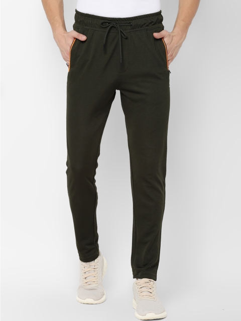 

SKULT by Shahid Kapoor Men Olive Green Solid Straight Fit Track Pants