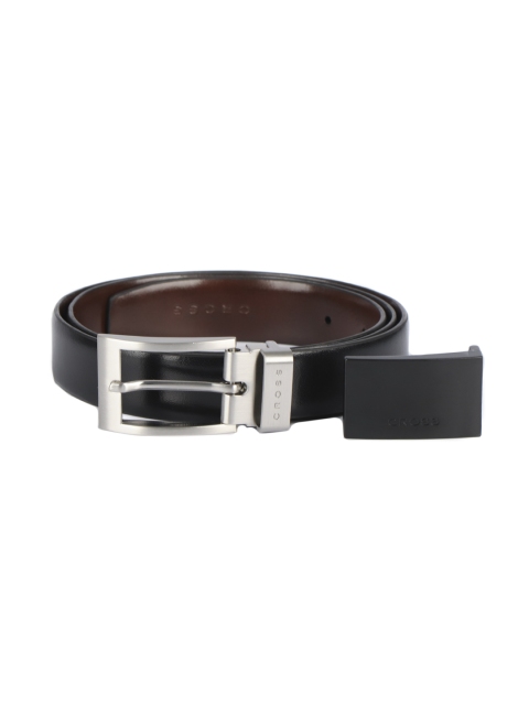 

Cross Men Black & Brown Solid Leather Reversible Belt