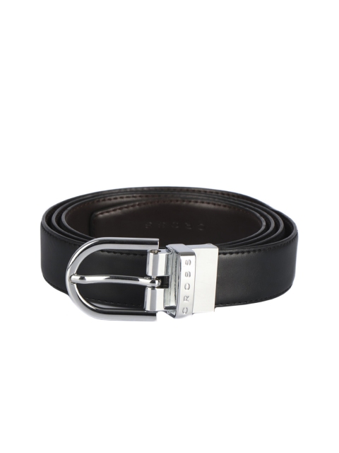 

Cross Men Black & Red Solid Reversible Belt