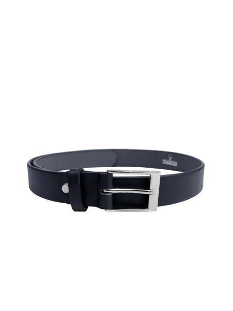 

WildHorn Men Navy Blue Solid Leather Belt