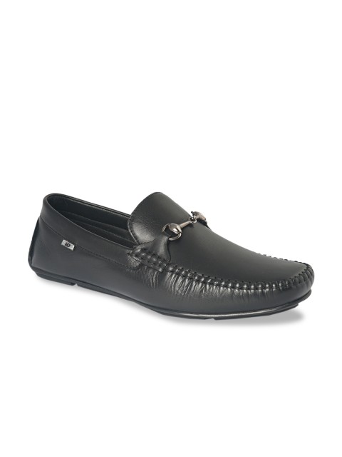 

ID Men Black Genuine Leather Loafers