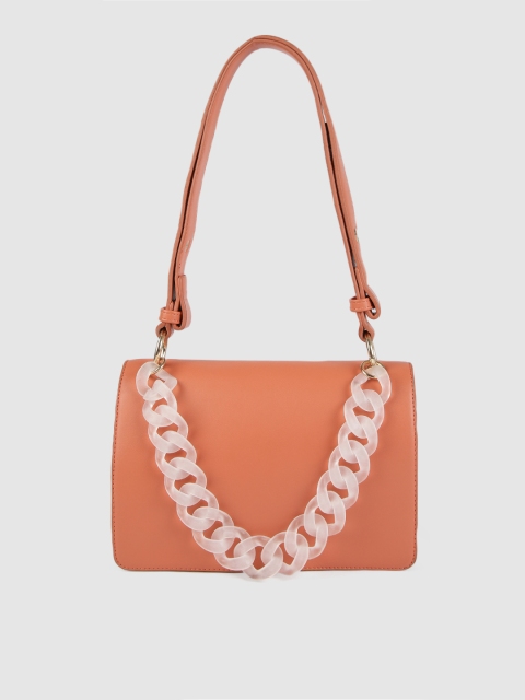 

CERIZ Coral Solid Shoulder Bag