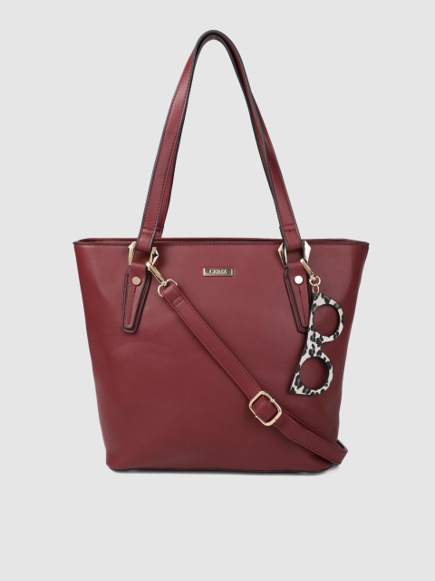 

CERIZ Women Burgundy Solid Shoulder Bag